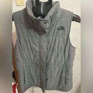 The North Face Women's Gray Puffer Vest